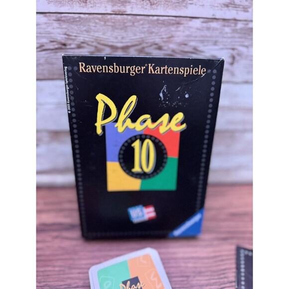 Phase 10 Card game, German, Ravensburger Kartenspiele, Complete, 2005 - Picture 2 of 6